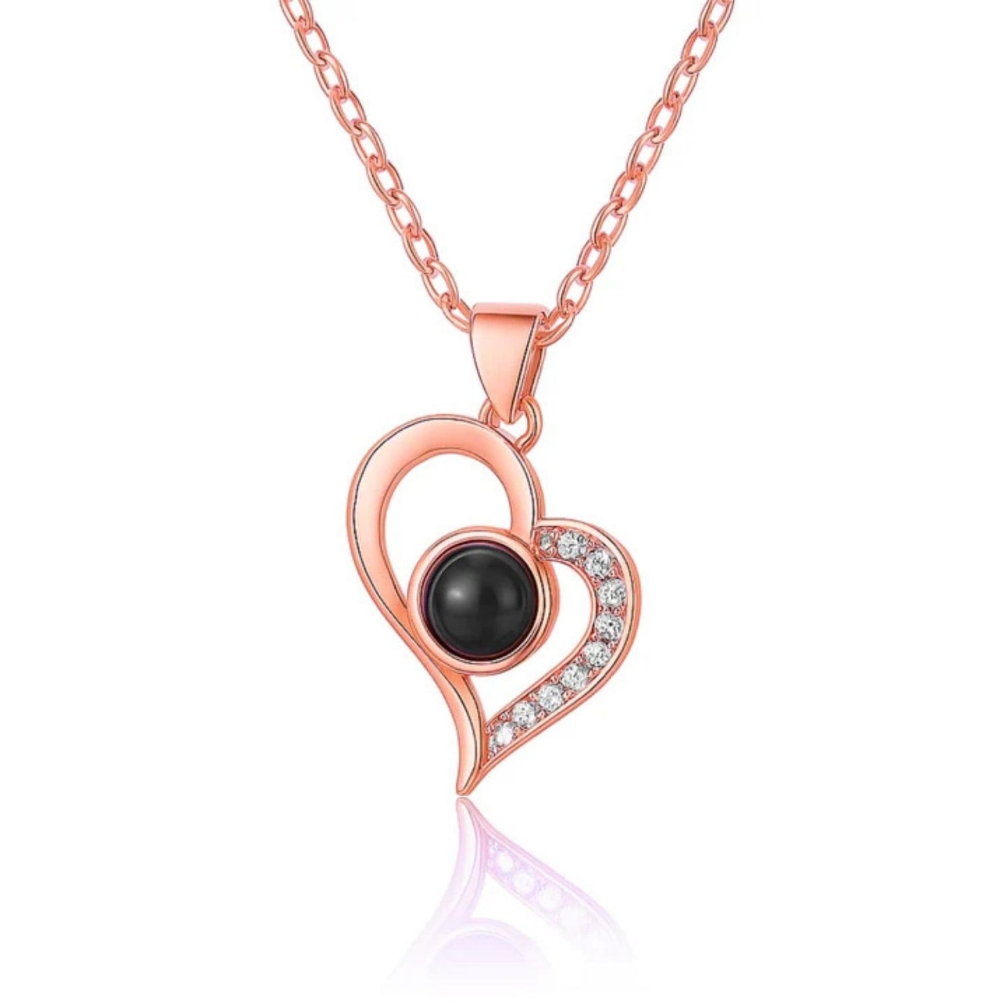 Petstom™ Personalized Heart Photo Necklace