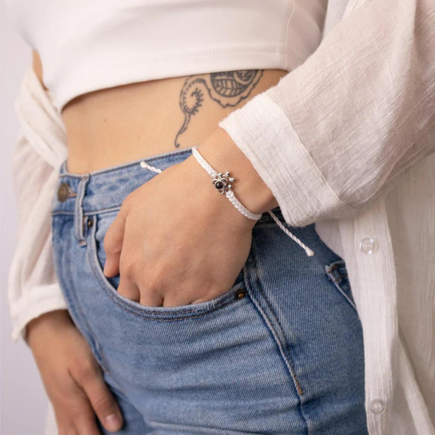 Petstom™ “My Best Friend” Paw Projection Bracelet