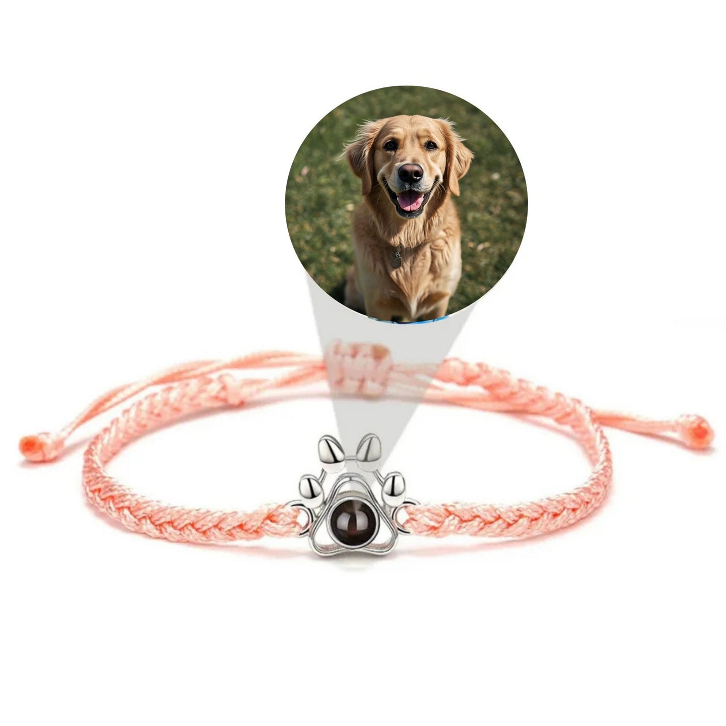 Petstom™ “My Best Friend” Paw Projection Bracelet