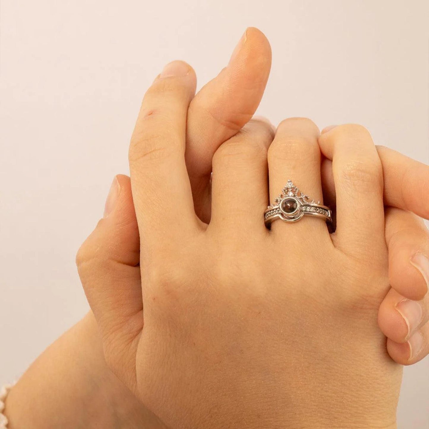 Petstom™ Personalized Crown Photo Ring