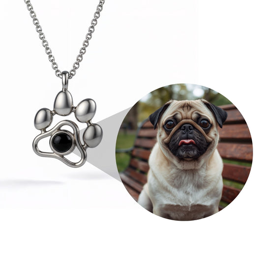 Paw Print Memory Pendant