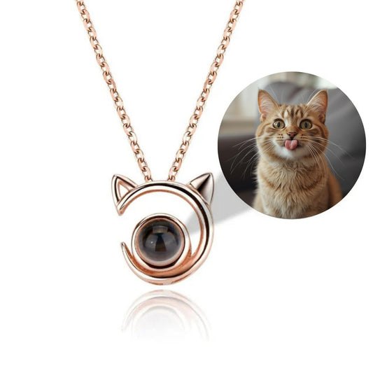 Petstom™ Cat Photo Projection Necklace