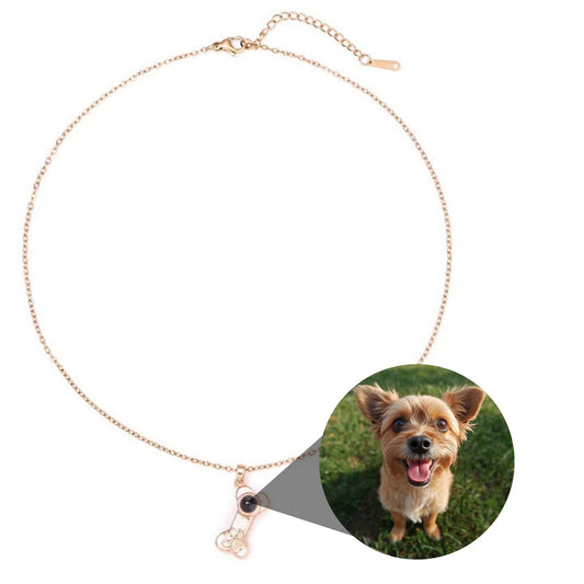 Petstom™ Bone Photo Necklace