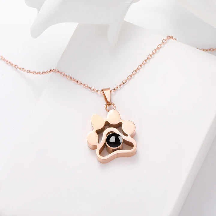 Paw Print Memory Pendant