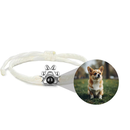 Petstom™ “My Best Friend” Paw Projection Bracelet