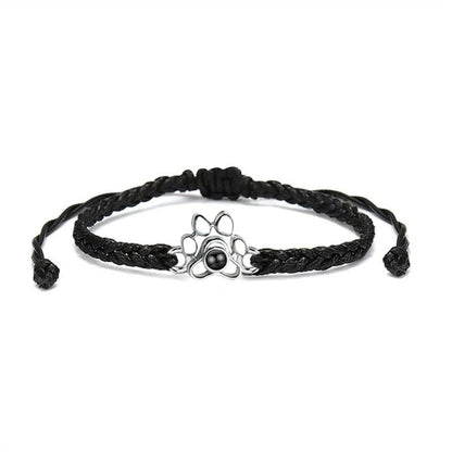 Petstom™ “My Best Friend” Paw Projection Bracelet