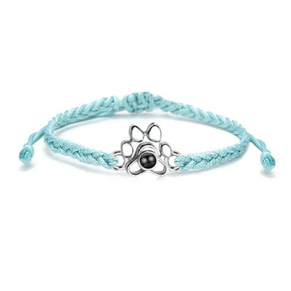 Petstom™ “My Best Friend” Paw Projection Bracelet