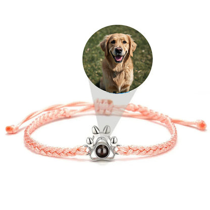 Petstom™ “My Best Friend” Paw Projection Bracelet