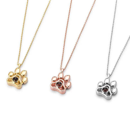 Paw Print Memory Pendant