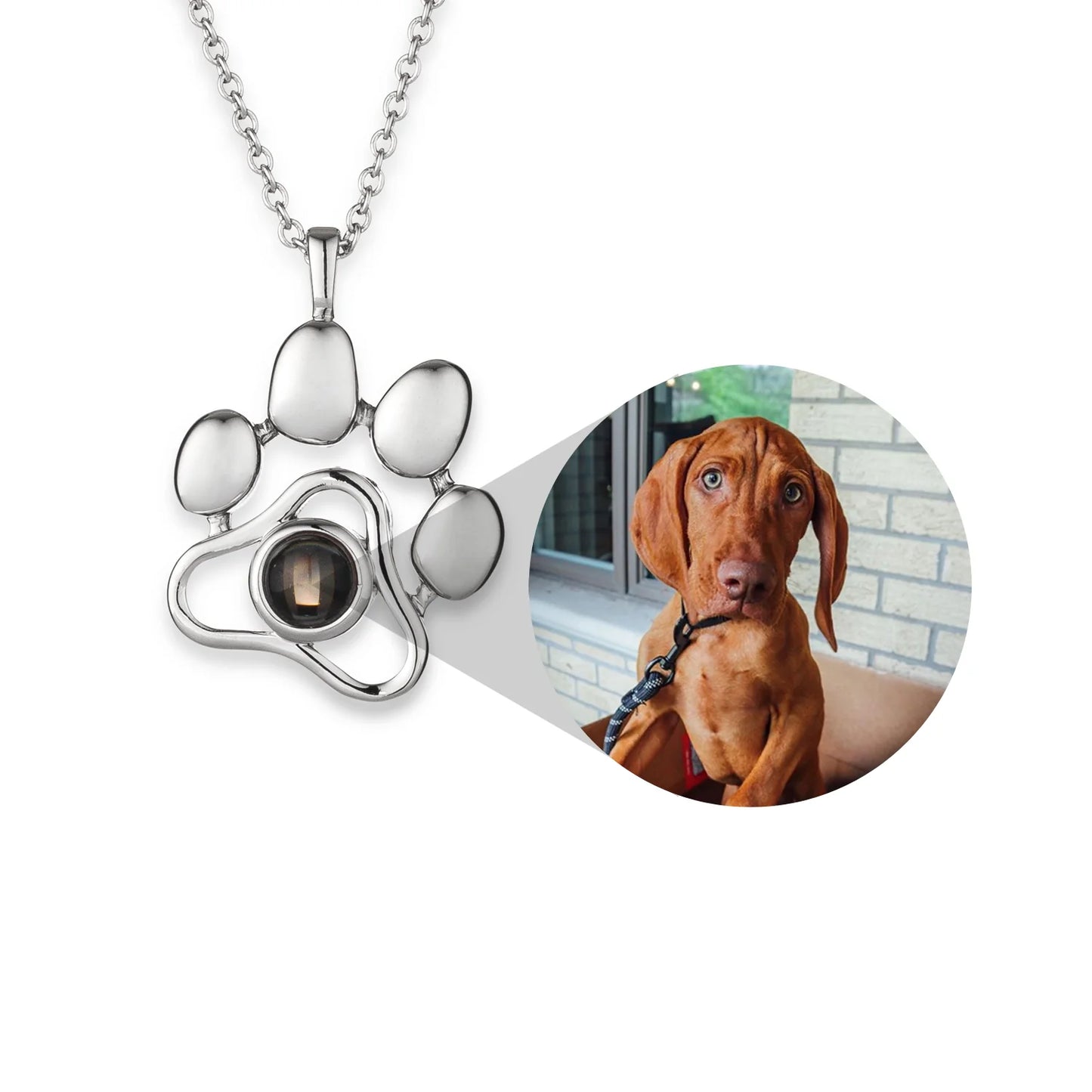 Paw Print Memory Pendant